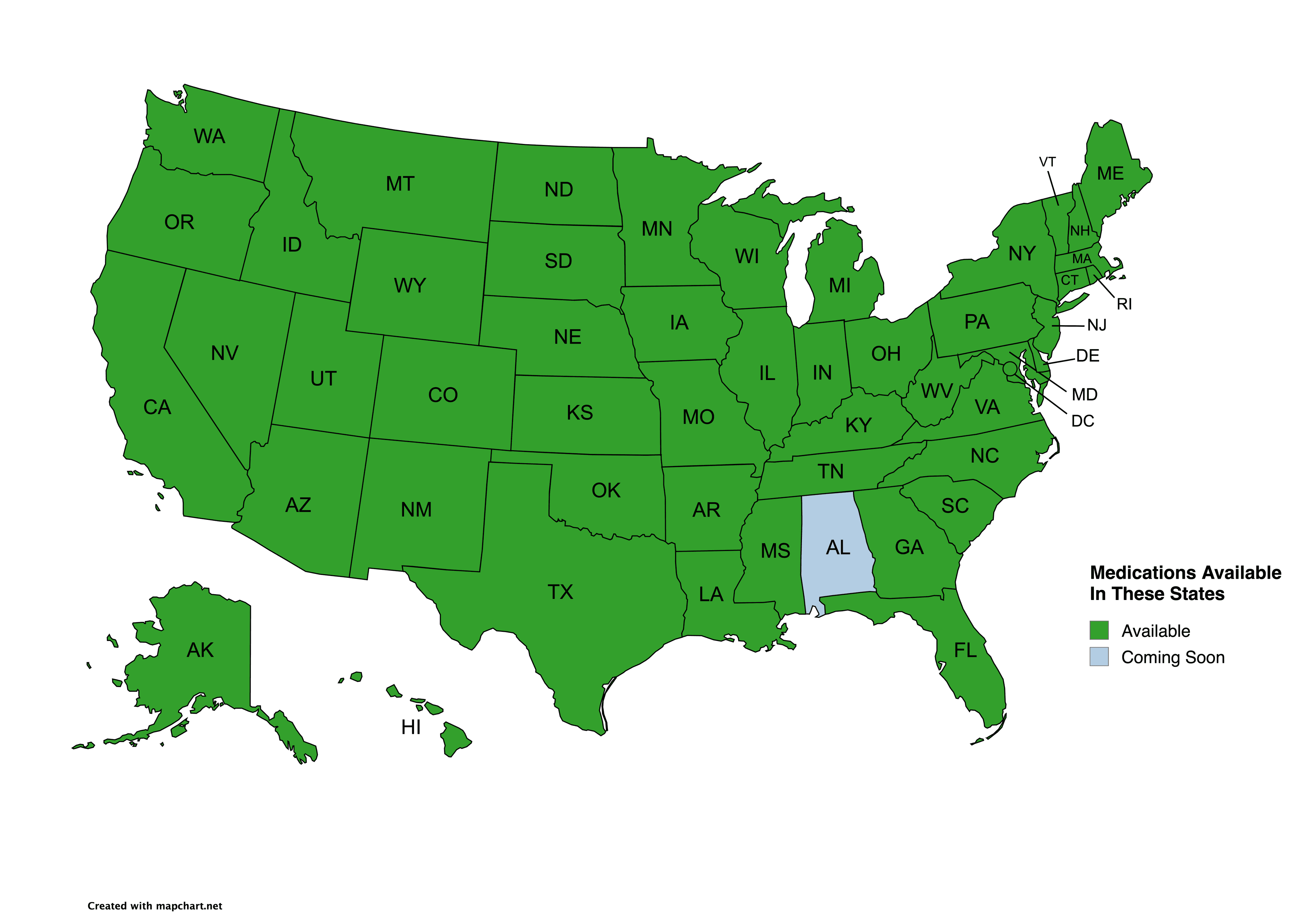 locations